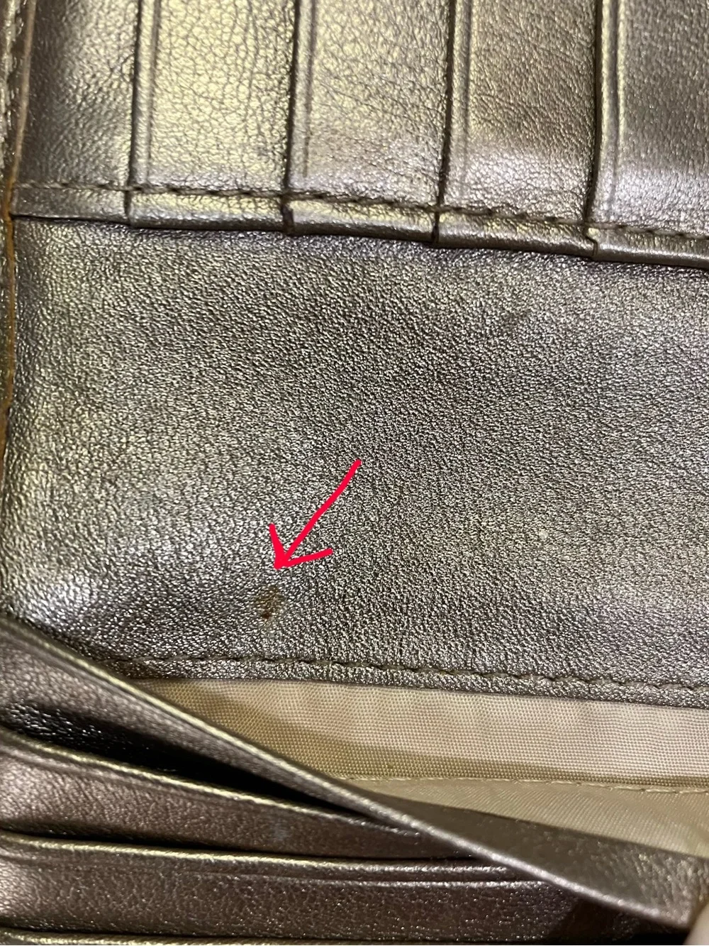 EUC Coach Beige Signature Canvas Buckle Wallet
